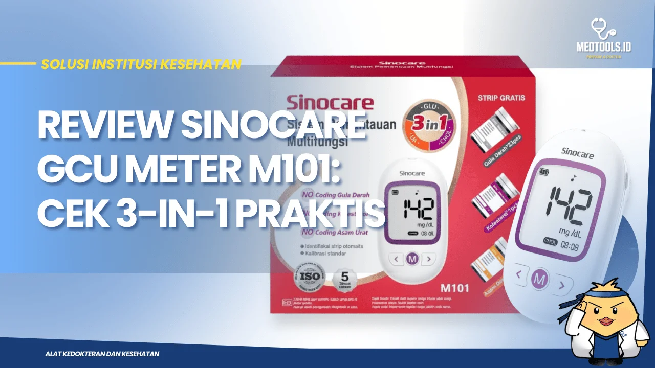 Review Sinocare GCU Meter M101: Alat Cek 3-in-1 Praktis