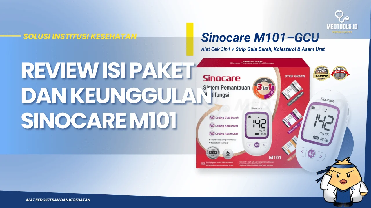 Review Isi Paket dan Keunggulan Sinocare M101
