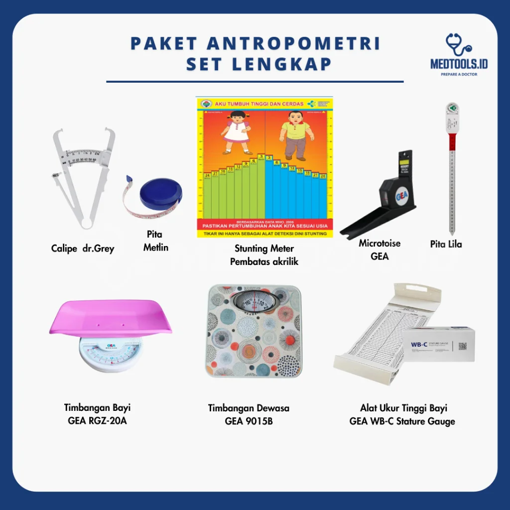 Paket Antropometri Kit [ Stunting Kit / Alat Penilaian Status Gizi ] - Medtools view 3