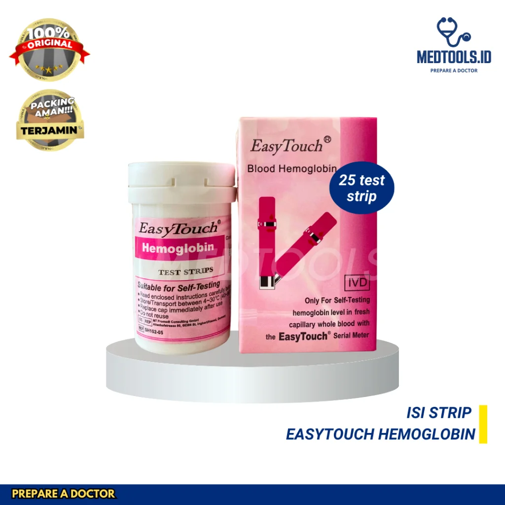 Paket Strip EasyTouch 3in1 [ Strip Kolesterol, Asam urat, Gula darah, Hemoglobin ] - Medtools view 5