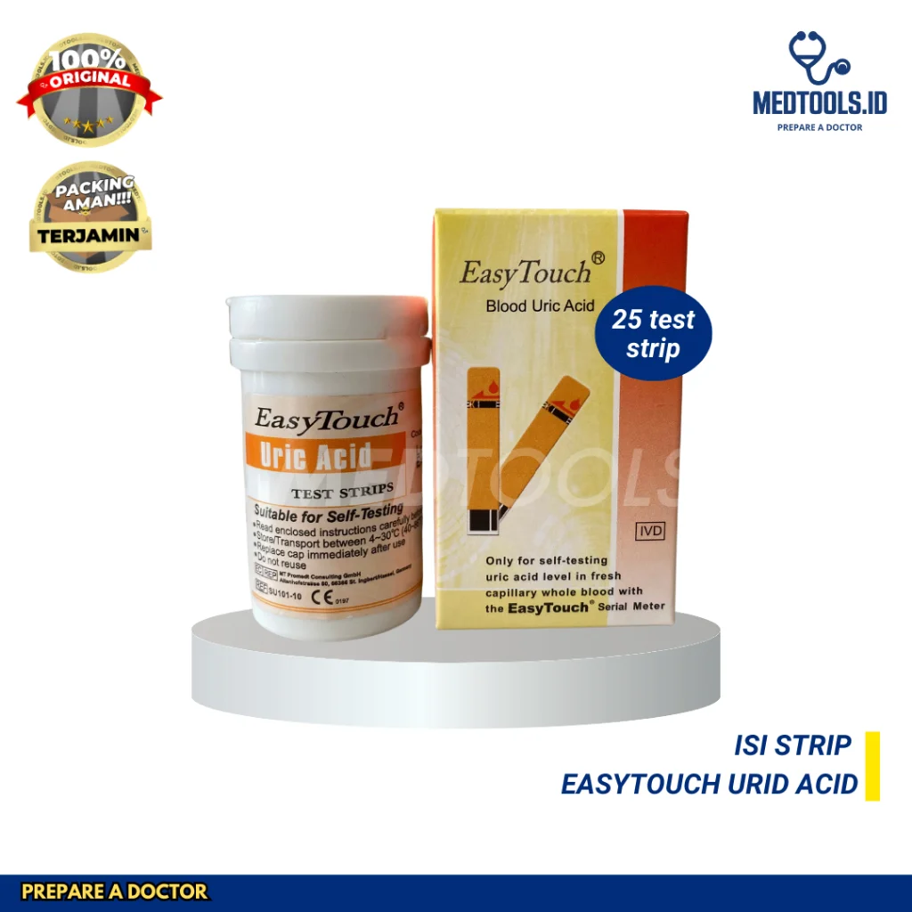 Paket Strip EasyTouch 3in1 [ Strip Kolesterol, Asam urat, Gula darah, Hemoglobin ] - Medtools view 6