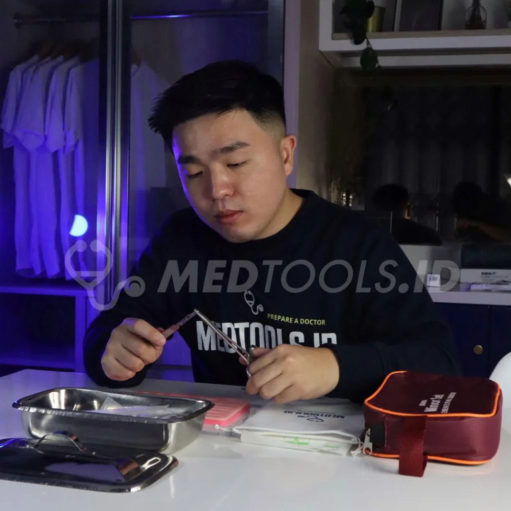 Paket Minor Set Marwa [ Alat Bedah Minor Marwa + Suture Pad + Hecting Set / Set Bedah ] - Medtools view 4