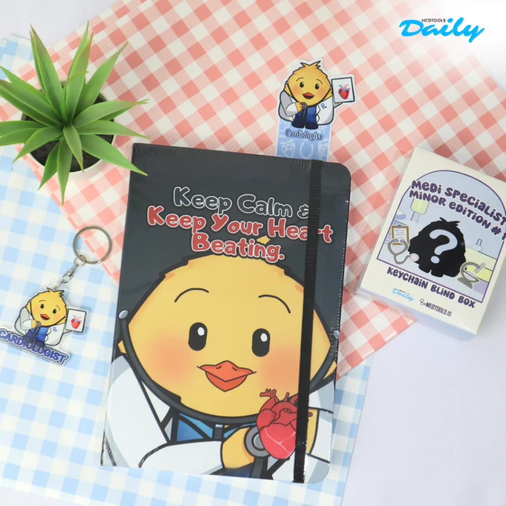 Medi Specialist Packages [Paket dr. Spesialis Gantungan Kunci + Pembatas Buku + Notebook] - Medtools view 2