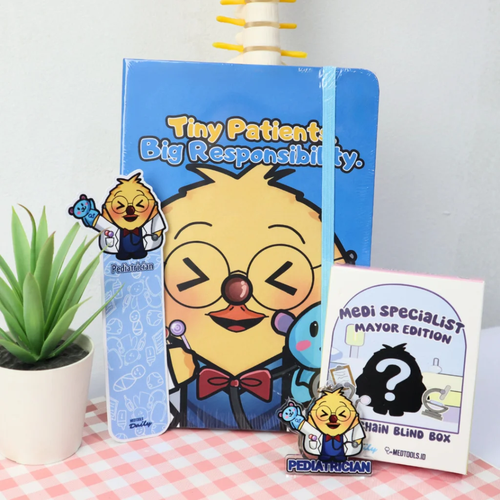 Medi Specialist Packages [Paket dr. Spesialis Gantungan Kunci + Pembatas Buku + Notebook] - Medtools view 4