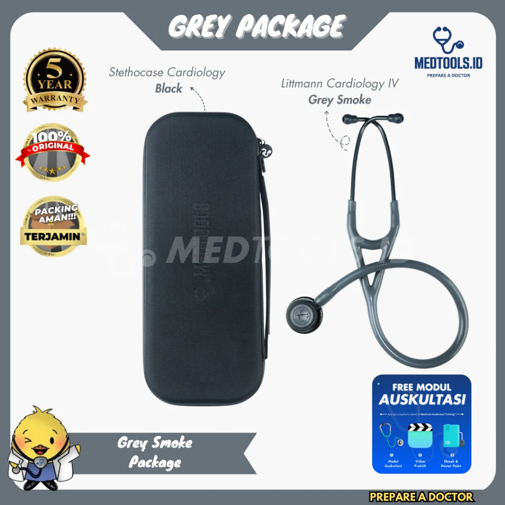 Paket Medtools Special [ Stetoskop Littmann Cardiology IV + Medtools Stethocase ] view 4