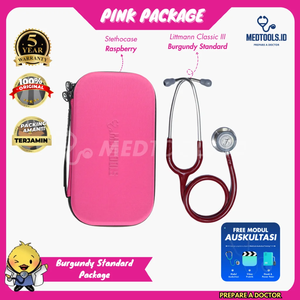 Paket Medtools Standard [ Stetoskop Littmann CIII + Medtools Stethocase + Tensimeter ABN Spectrum ] view 12