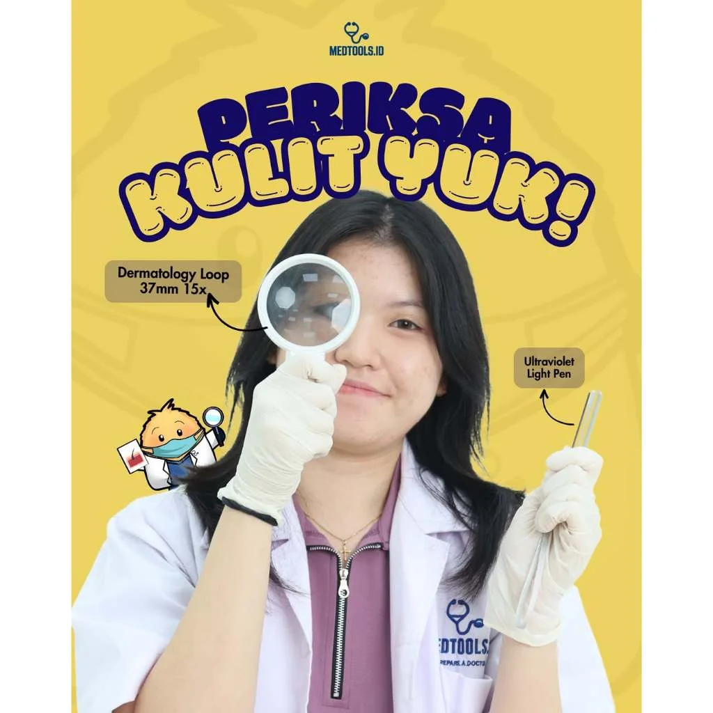 Paket Pemeriksaan Kulit Teman [ Ultraviolet UV Light + Kaca Pembesar / Dermatologi ] - Medtools view 4