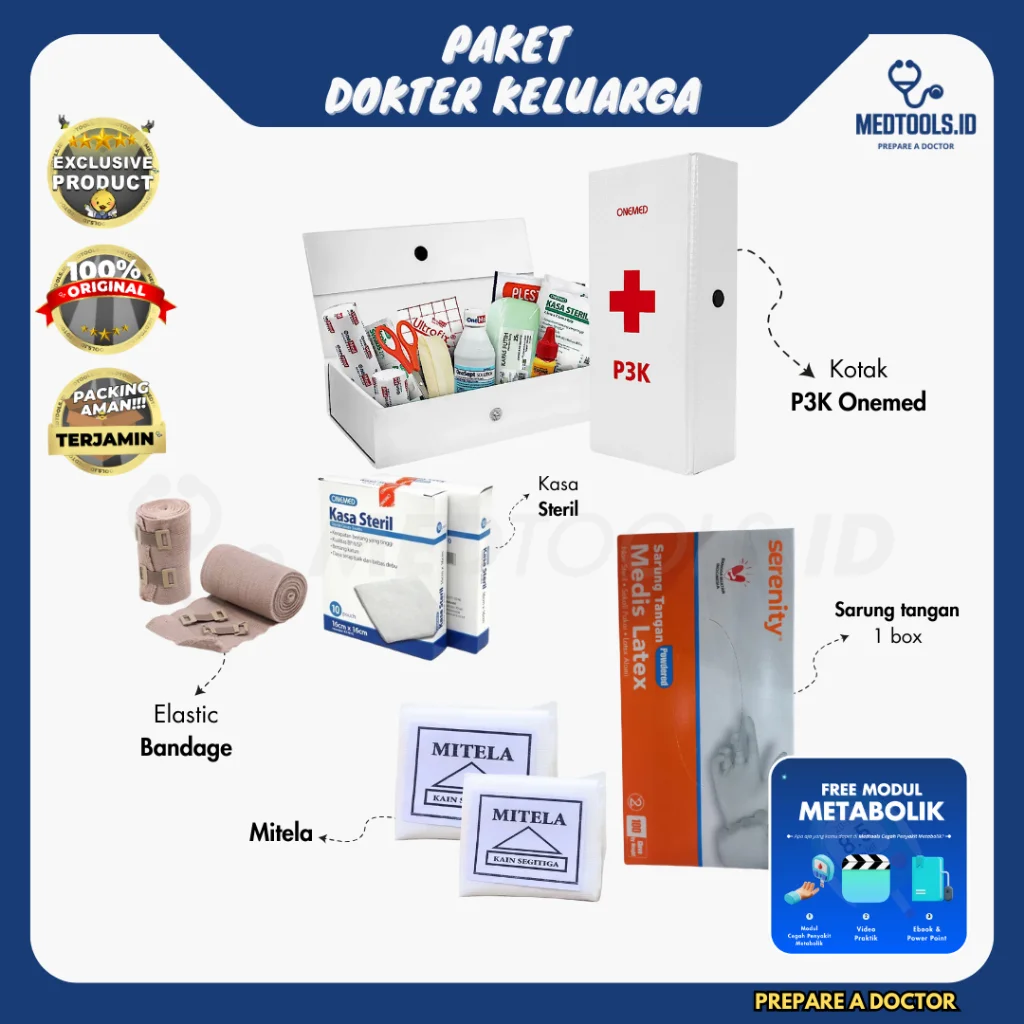 Paket Dokter Keluarga [ Gawat Darurat / Alat Pertolongan Pertama Gawat Darurat / PPGD ] - Medtools