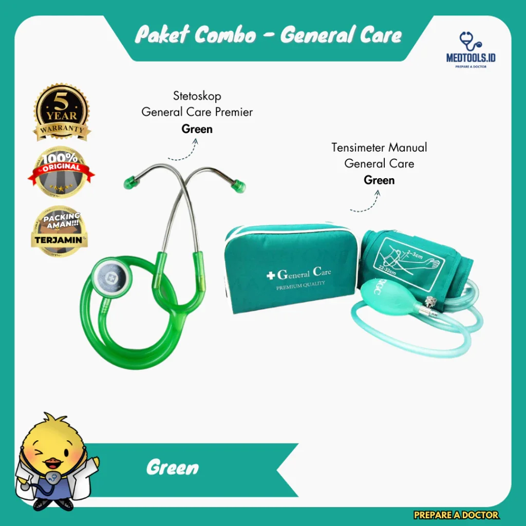 Paket Combo General Care [ Stetoskop General Care premier + Tensimeter General Care ] - Medtools view 3