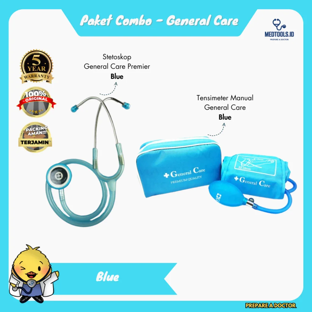 Paket Combo General Care [ Stetoskop General Care premier + Tensimeter General Care ] - Medtools view 6