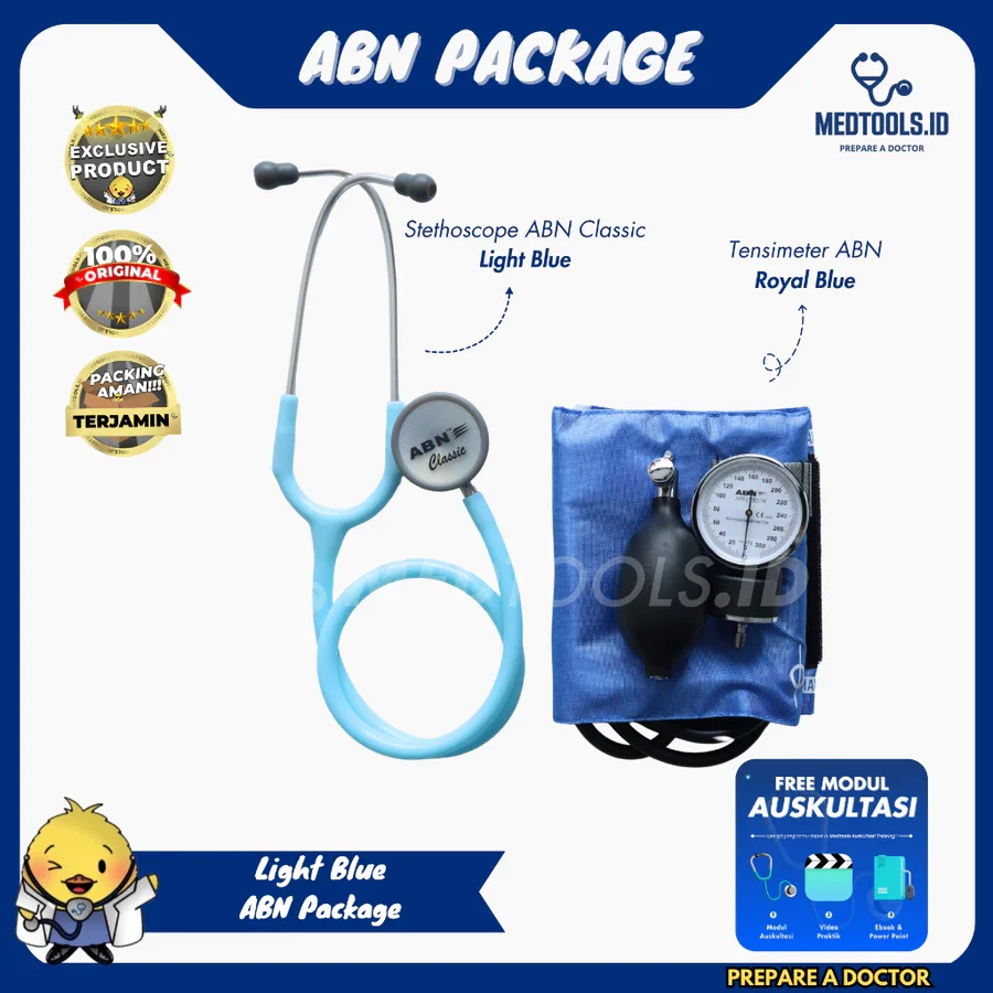 Paket ABN [ Stetoskop ABN + Tensimeter ABN Spectrum ] - Medtools view 9
