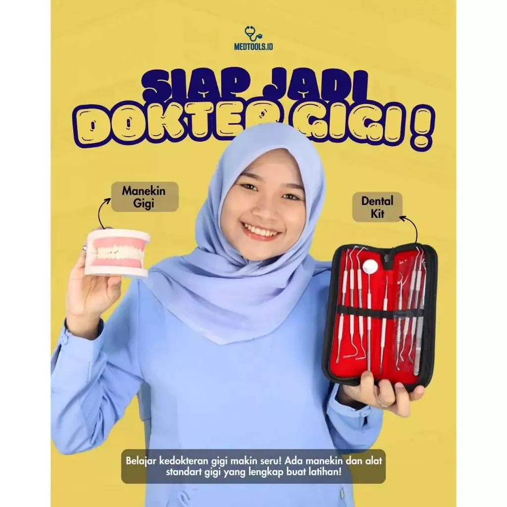 Paket Basic Dentist [ Paket Manekin Gigi / Dental + Set Dokter Gigi ] - Medtools view 5